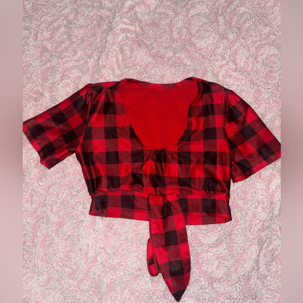 Twin Peaks girl authentic original Twin Peaks waitress crop top work shirt
